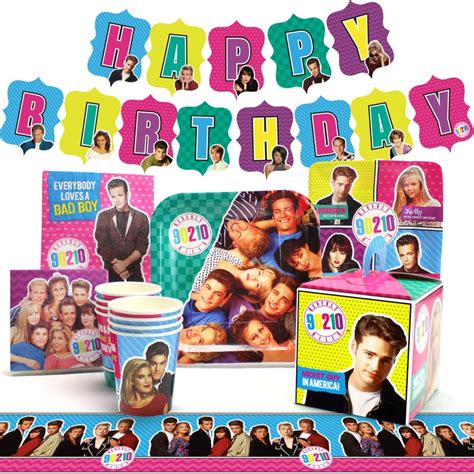 Beverly Hills 90210 Party Pack For 8 Guests Total 90s Party Etsy