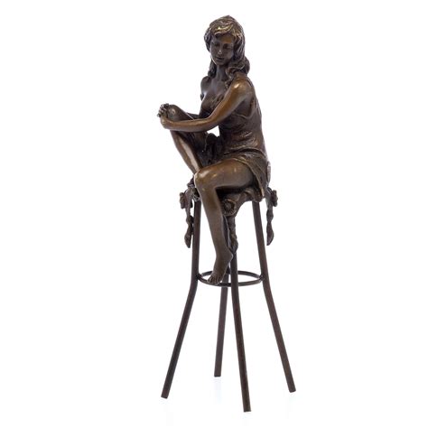 Nude Bronze Statues Art Figurine