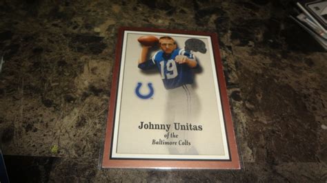 2000 Fleer Greats Of The Game 55 Johnny Unitas For Sale Online EBay