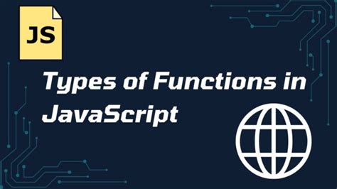 Types Of Functions In JavaScript With Example