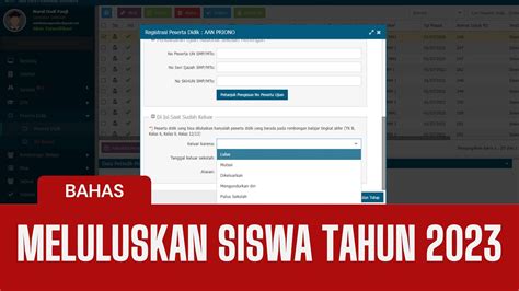 BAHAS CARA MELULUSKAN SISWA TAHUN 2023 DARI DAPODIK YouTube