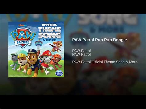 Paw Patrol Pup Pup Boogie Chords Chordify