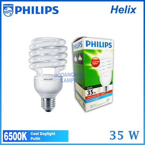 Lampu Philips Tornado Helix W W Watt Watt Putih Lazada