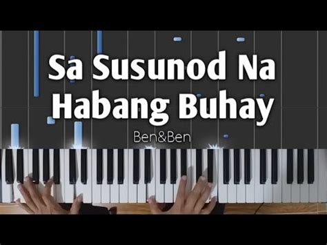 Sa Susunod Na Habang Buhay Piano Notes