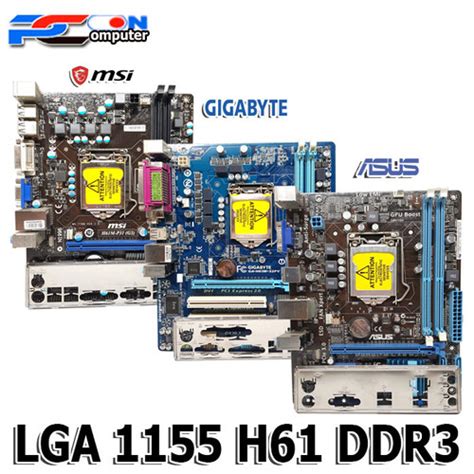 Jual Motherboard Intel Lga H All Merk Socket Pci