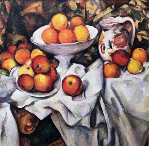 Paul Cezanne Apples And Oranges Framed Art Print Etsy