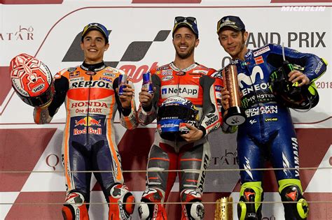 MotoGP Dovizioso Vince Al Debutto In Qatar Su Marquez Rossi Terzo