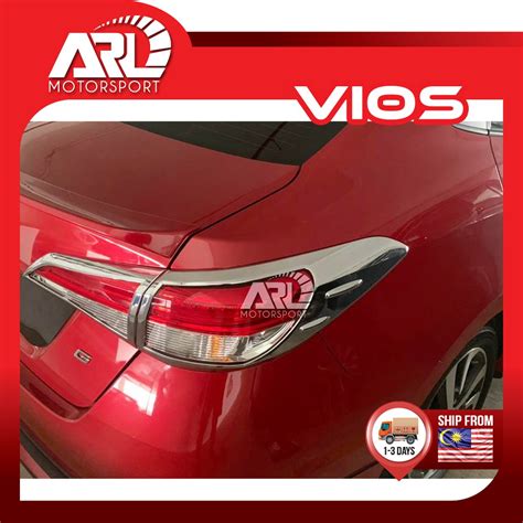 Toyota New Vios Tail Lamp Chrome Cover Rear Lamp Chrome Garnish Cover