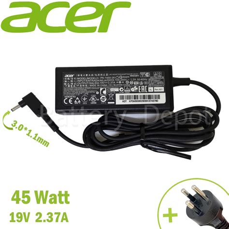 Acer Adapter ของแท 19V 2 37A 45W หวขนาด 3 0 1 1mm สายชารจ Acer สาย