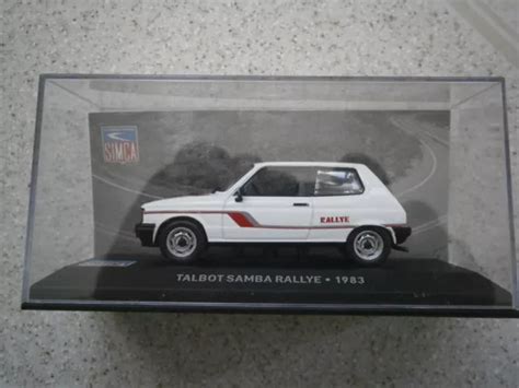 VOITURE MINIATURE SIMCA Talbot Samba Rallye 1983 Ixo 1 43 EUR 18 90