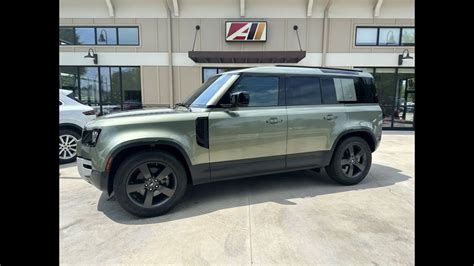 Land Rover Defender S In Pangea Green Metallic Over Khaki