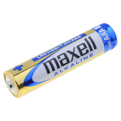 Pilas Alcalinas Aaa X V No Recargable Maxell Comsucre Online