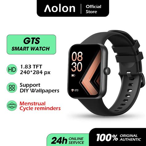 Aolon GTS 2024 Smart Watch Waterproof Original Fitness Sports Bluetooth