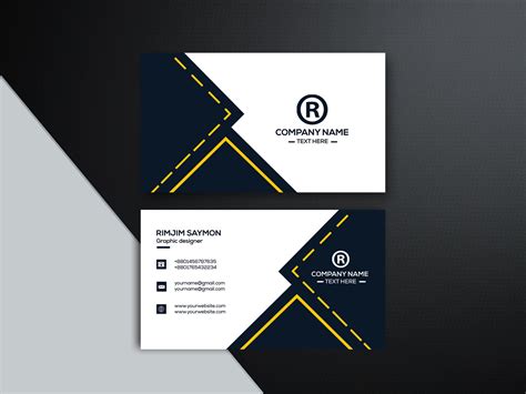 business card design  rimjim  dribbble