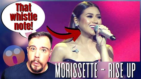 First Time Hearing │ Morissette Amon Rise Up With Whistle Youtube