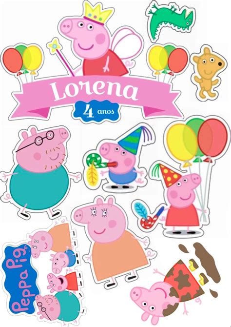 Topo De Bolo Peppa Pig Para Imprimir Peppapig Peppa B Artofit