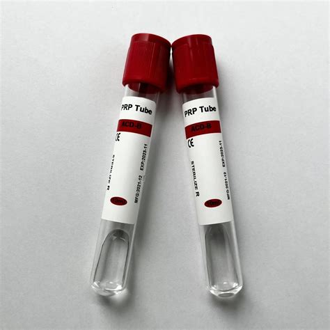 Medical Consumables Vacuum Blood Collection PRP Tube