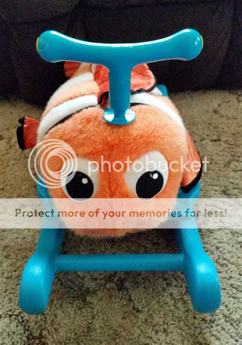 Disney Pixar Toddler Musical Finding Nemo Fish Plush Rocking Rocker ...