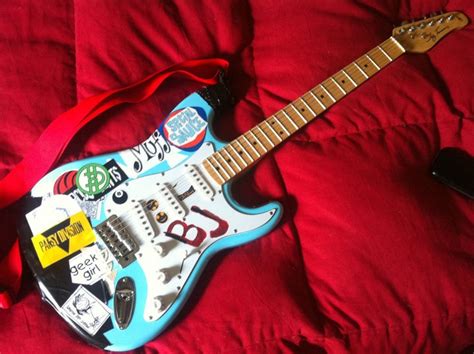 Replica Of Billie Joe Armstrong's Guitar BLUE Green Day | ubicaciondepersonas.cdmx.gob.mx