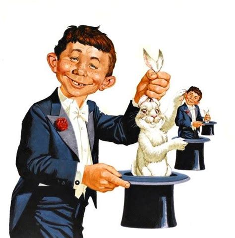 Alfred E Neuman Mad Magazine The Magicians Mad