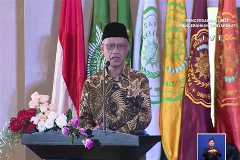 Ketua Umum Pp Muhammadiyah Ingatkan Capres Dan Cawapres Jangan Kedap