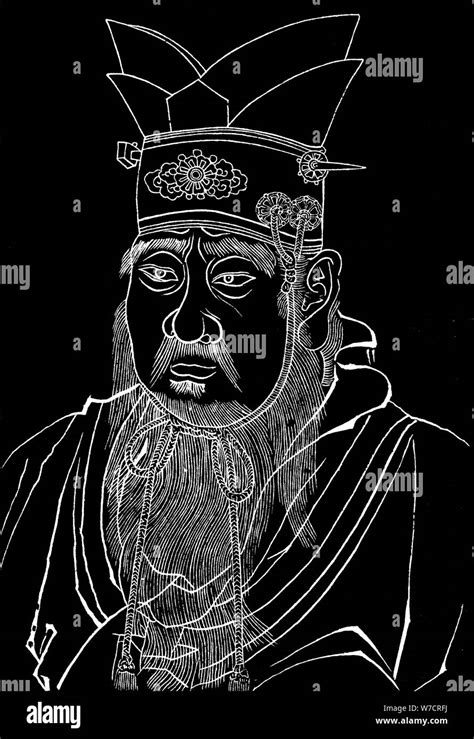 Confucius 551 479 BC Chinese Philosopher Artist Unknown Stock