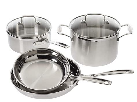 Cuisinart Multiclad Pro Stainless Steel 6 Piece Cookware Set 109 99