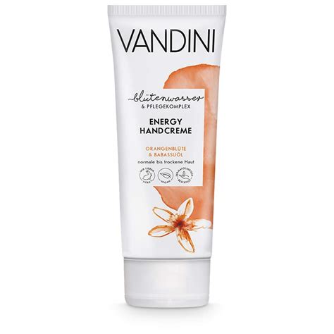 Vandini Energy Handcreme Damen Mit Orangenbl Te Babassu L Intensiv