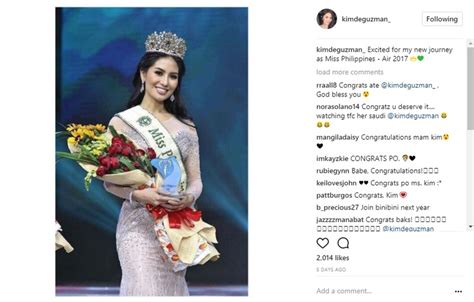 LOOK: Former PBB housemate Kim De Guzman is now Miss Philippines Earth–Air 2017! | ABS-CBN ...