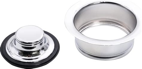 3 Bolt Mount Waste Disposal Flange And Stopper Westbrass