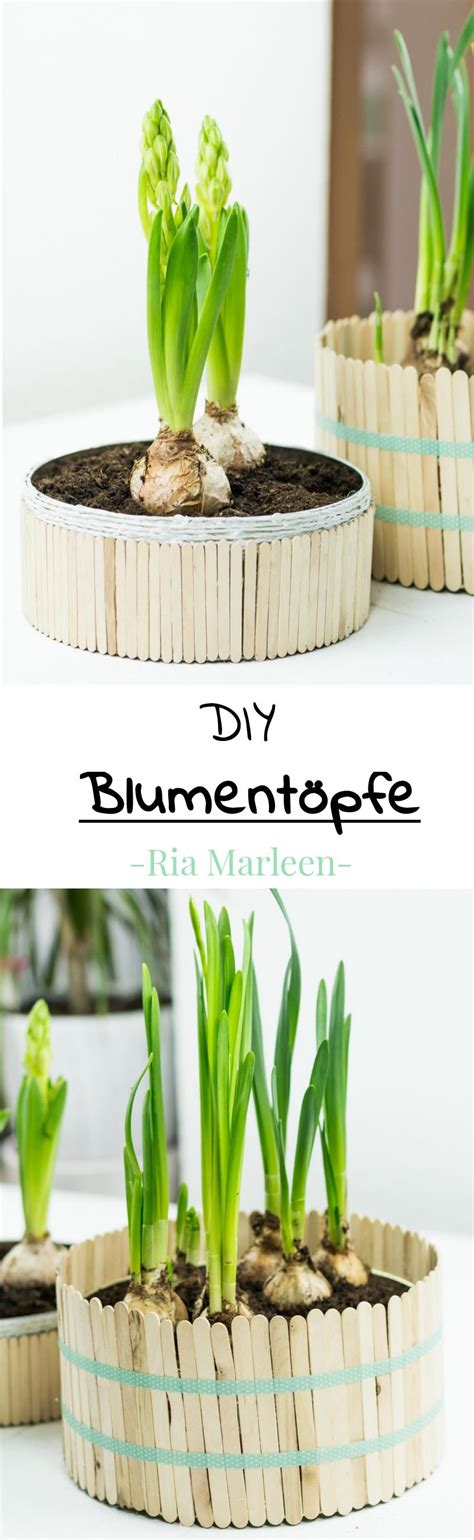 Diy Blument Pfe Selber Machen Sch Ne Upcycling Idee Blument Pfe