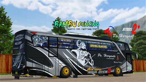 Preview Mod Jetbus 2 Shd Hino Rk Po Haryanto Bambu Runcing