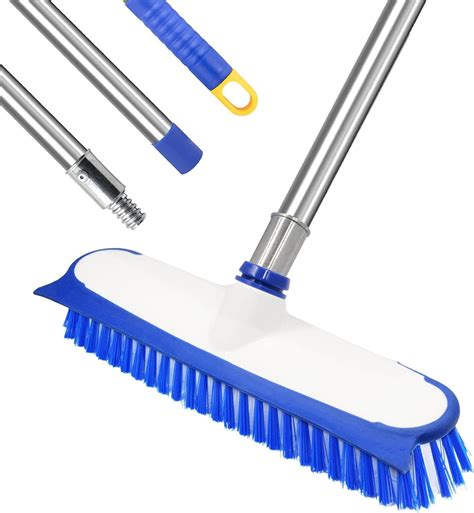 Ittaho Floor Scrub Brush With Long Handle Cm Stiff Bristle Floor