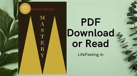 [PDF] Mastery by Robert Greene PDF Download | Read – LifeFeeling