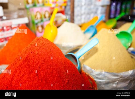 Africa Morocco Marrakech Spice Shop Hi Res Stock Photography And Images