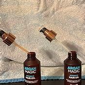 Amazon Argan Magic Intensive Hair Oil Restores Manageability And