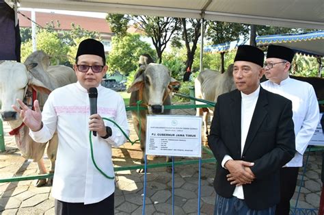 Jumlah Hewan Kurban Meningkat Pj Gubernur Adhy Ekonomi Jatim Membaik