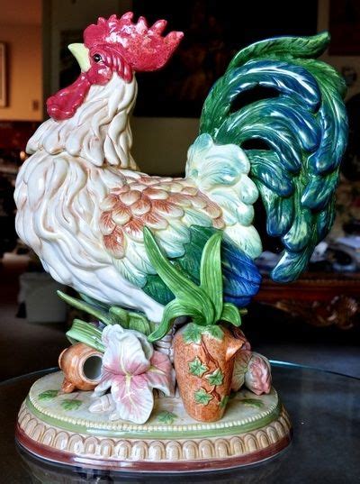 Ceramic Rooster Ceramic Teapots Rooster Statue Ceramic Chicken