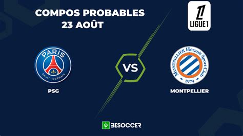 Compos Probables PSG Montpellier