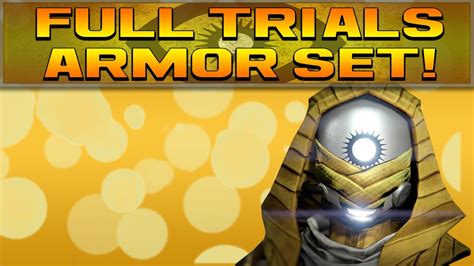 Destiny Full Trials Gear And Unique Trials Armor Perks Youtube