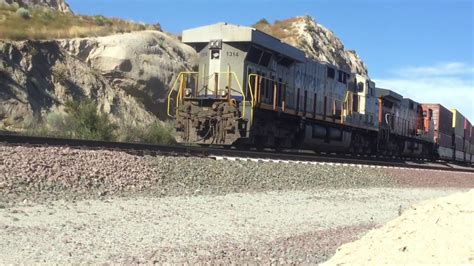 Cajon Pass Railfannig Bnsf Youtube