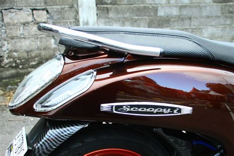 Modifikasi Honda Scoopy Bali Tampilan Estetik Berbasis Skutik