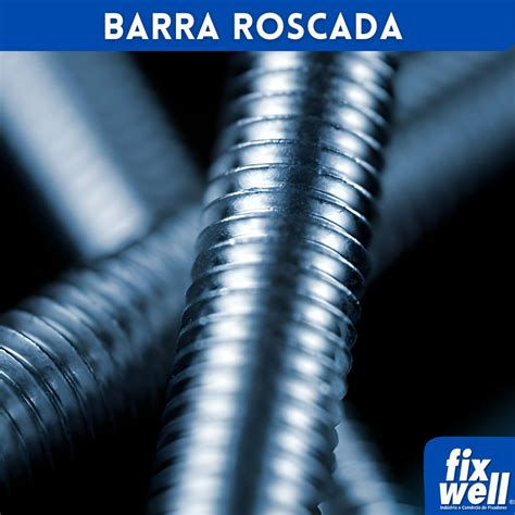 10 Barras Roscadas 3 4 X 1000mm Galvanizado Fixwell Fixwell Parafusos