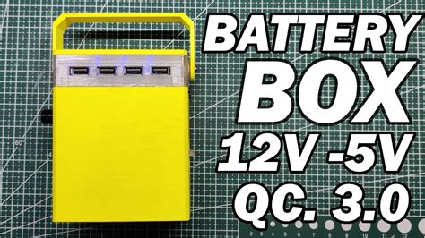 3d Printed Battery Box 12v 2 9ah Youtube