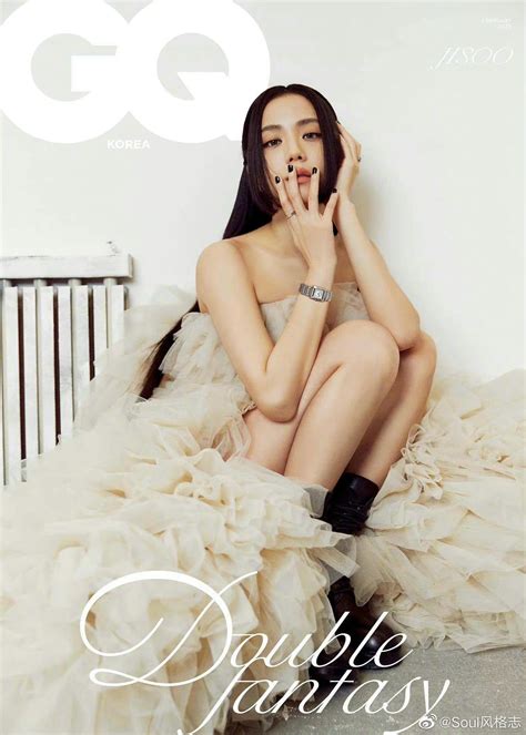 Jisoo金智秀x Gq Korea二月刊封面大片 烟熏妆容和公主切