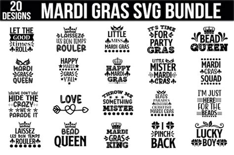 Premium Vector Mardi Gras Svg Bundle