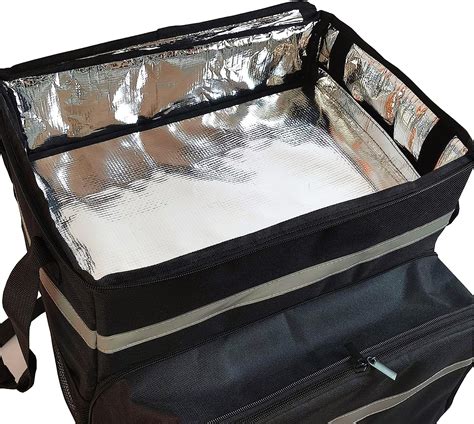 Buy Food Delivery Backpack Insulated Hot Thermal Pizza Bag For Uber Eats Doordash Large