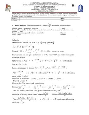 Formulario de Cálculo Diferencial e Integral CECyT Juan de Dios B