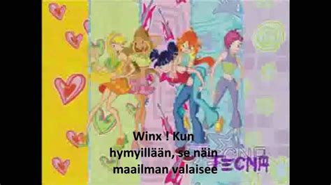 Winx Club Finnish Opening 1 SANAT Lyrics YouTube