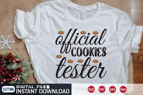 Official Cookies Tester Svg Design Graphic By Craftstore Creative Fabrica